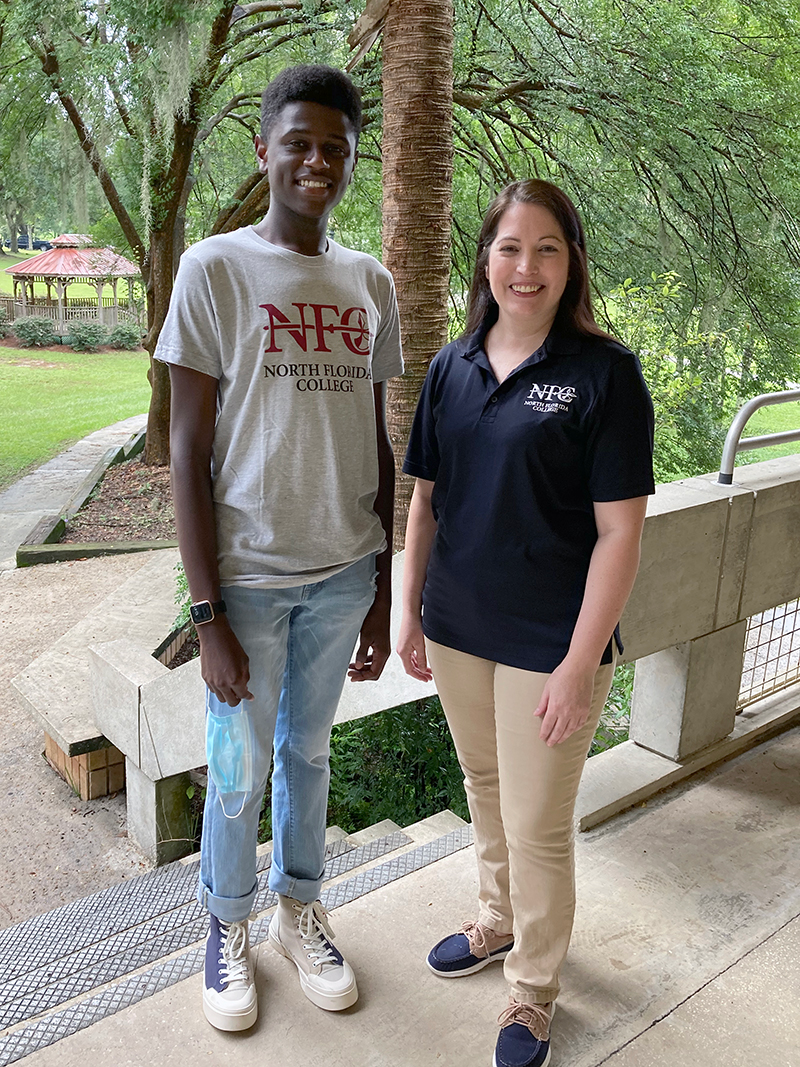 Paige Vickers DE Student of the Month and Windy Gamble NFC Director of DE 9-2021 Paige Vickers DE Student of the Month and Windy Gamble NFC Director of DE 9-2021